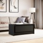 Black engineered wood coffee table with LED lights by , Coffee table - Ref: Foro24-851985, Price: 115,77 €, Discount: %