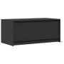 Black engineered wood coffee table with LED lights by , Coffee table - Ref: Foro24-851985, Price: 115,77 €, Discount: %