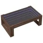 Coffee table with Infinity LED brown oak 90x53x30 cm by , Coffee table - Ref: Foro24-847643, Price: 99,99 €, Discount: %