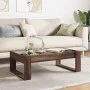 Coffee table with Infinity LED brown oak 90x53x30 cm by , Coffee table - Ref: Foro24-847643, Price: 99,99 €, Discount: %