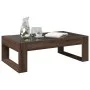 Coffee table with Infinity LED brown oak 90x53x30 cm by , Coffee table - Ref: Foro24-847643, Price: 99,99 €, Discount: %
