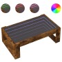 Couchtisch mit Infinity LED in geräucherter Eiche 90x53x30 cm von , Couchtisch - Ref: Foro24-847641, Preis: 98,20 €, Rabatt: %
