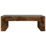 Coffee table with Infinity LED smoked oak 90x53x30 cm by , Coffee table - Ref: Foro24-847641, Price: 96,63 €, Discount: %