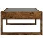 Coffee table with Infinity LED smoked oak 90x53x30 cm by , Coffee table - Ref: Foro24-847641, Price: 96,63 €, Discount: %