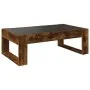 Coffee table with Infinity LED smoked oak 90x53x30 cm by , Coffee table - Ref: Foro24-847641, Price: 96,63 €, Discount: %