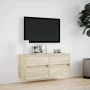 Wand-TV-Möbel mit LED-Lichtern in Sonoma-Eiche 100x31x45 cm von , TV-Möbel - Ref: Foro24-852294, Preis: 75,63 €, Rabatt: %