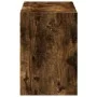 Wall-mounted TV stand with smoked oak finish and LED lights 100x31x45 cm by , TV Furniture - Ref: Foro24-852296, Price: 74,57...