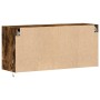 Wand-TV-Möbel mit LED-Lichtern in rauchiger Eiche 100x31x45 cm von , TV-Möbel - Ref: Foro24-852296, Preis: 75,53 €, Rabatt: %