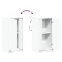 Sideboard with white engineered wood LED lights 42.5x34x85 cm by , Sideboards - Ref: Foro24-852138, Price: 55,93 €, Discount: %