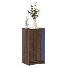 Sideboard mit LED-Beleuchtung, braunes Eichenfurnier, 42,5x34x85 cm. von , Sideboards - Ref: Foro24-852144, Preis: 59,30 €, R...