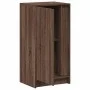 Aparador con LED madera ingeniería marrón roble 42,5x34x85 cm de , Aparadores - Ref: Foro24-852144, Precio: 59,30 €, Descuent...