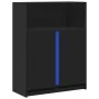 LED sideboard in black engineered wood 77x34x100 cm by , Sideboards - Ref: Foro24-852146, Price: 85,12 €, Discount: %