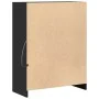 LED sideboard in black engineered wood 77x34x100 cm by , Sideboards - Ref: Foro24-852146, Price: 85,12 €, Discount: %