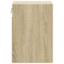 Mueble de TV de pared con luces LED roble Sonoma 41x31x45 cm de , Muebles TV - Ref: Foro24-852275, Precio: 58,60 €, Descuento: %