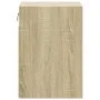Mueble de TV de pared con luces LED roble Sonoma 41x31x45 cm de , Muebles TV - Ref: Foro24-852275, Precio: 55,65 €, Descuento: %
