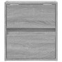 Muebles TV de pared luces LED 2 uds gris Sonoma 41x31x45 cm de , Muebles TV - Ref: Foro24-852282, Precio: 101,29 €, Descuento: %
