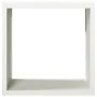 Leñero de acero blanco 100x40x100 cm de , Bolsas y soportes de leña - Ref: Foro24-850969, Precio: 116,44 €, Descuento: %