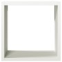 Weißer Stahlholzstapel 100x40x100 cm von , Brennholztaschen und -halter - Ref: Foro24-850969, Preis: 108,34 €, Rabatt: %