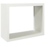 Weißer Stahlholzständer 100x40x80 cm von , Brennholztaschen und -halter - Ref: Foro24-850976, Preis: 94,55 €, Rabatt: %