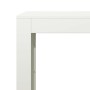 Weißer Stahlholzständer 100x40x80 cm von , Brennholztaschen und -halter - Ref: Foro24-850976, Preis: 94,55 €, Rabatt: %