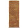 Leñero de acero oxidado 60x40x100 cm de , Bolsas y soportes de leña - Ref: Foro24-850995, Precio: 98,87 €, Descuento: %