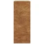 Verrosteter Stahlholzstapel 60x40x100 cm von , Brennholztaschen und -halter - Ref: Foro24-850995, Preis: 108,83 €, Rabatt: %