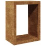 Leñero de acero oxidado 60x40x80 cm | Foro24.es | Tu tienda online para hogar, jardín y más Foro24.es