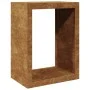 Verrosteter Stahlholzstapel 60x40x80 cm von , Brennholztaschen und -halter - Ref: Foro24-851002, Preis: 92,13 €, Rabatt: %