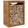Leñero de acero oxidado 60x40x80 cm | Foro24.es | Tu tienda online para hogar, jardín y más Foro24.es