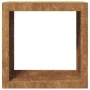 Verrosteter Stahlholzstapel 60x40x60 cm von , Brennholztaschen und -halter - Ref: Foro24-851009, Preis: 84,13 €, Rabatt: %