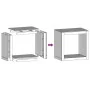 Verrosteter Stahlholzstapel 60x40x60 cm von , Brennholztaschen und -halter - Ref: Foro24-851009, Preis: 84,13 €, Rabatt: %