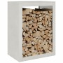 Edelstahl-Holzträger 60x40x80 cm von , Brennholztaschen und -halter - Ref: Foro24-851000, Preis: 149,47 €, Rabatt: %