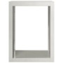 Edelstahl-Holzträger 60x40x80 cm von , Brennholztaschen und -halter - Ref: Foro24-851000, Preis: 149,47 €, Rabatt: %