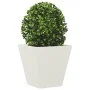 Jardinera hexagonal acero blanca 30x30x30 cm de , Maceteros y jardineras - Ref: Foro24-851040, Precio: 29,12 €, Descuento: %