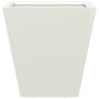 Sechseckiger weißer Stahl-Pflanzkübel 30x30x30 cm von , Töpfe und Pflanzgefäße - Ref: Foro24-851040, Preis: 29,54 €, Rabatt: %