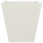 Sechseckiger weißer Stahl-Pflanzkübel 30x30x30 cm von , Töpfe und Pflanzgefäße - Ref: Foro24-851040, Preis: 29,54 €, Rabatt: %