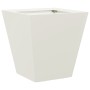 Sechseckiger weißer Stahl-Pflanzkübel 30x30x30 cm von , Töpfe und Pflanzgefäße - Ref: Foro24-851040, Preis: 29,54 €, Rabatt: %
