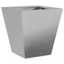 2 galvanized steel planters 30x30x30 cm by , Pots and planters - Ref: Foro24-851049, Price: 36,99 €, Discount: %
