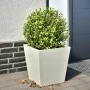 Pflanzgefäß aus weißem Stahl 40x40x40 cm von , Töpfe und Pflanzgefäße - Ref: Foro24-851054, Preis: 43,50 €, Rabatt: %