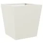 Jardinera de acero blanco 40x40x40 cm de , Maceteros y jardineras - Ref: Foro24-851054, Precio: 43,48 €, Descuento: %