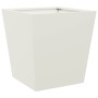 Pflanzgefäß aus weißem Stahl 40x40x40 cm von , Töpfe und Pflanzgefäße - Ref: Foro24-851054, Preis: 38,62 €, Rabatt: %