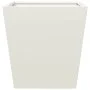 Pflanzgefäß aus weißem Stahl 40x40x40 cm von , Töpfe und Pflanzgefäße - Ref: Foro24-851054, Preis: 43,50 €, Rabatt: %