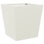 Pflanzgefäß aus weißem Stahl 40x40x40 cm von , Töpfe und Pflanzgefäße - Ref: Foro24-851054, Preis: 43,50 €, Rabatt: %