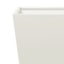 White steel planter 40x40x40 cm by , Pots and planters - Ref: Foro24-851054, Price: 38,62 €, Discount: %