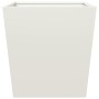 Weißer Stahl-Pflanzkübel 50x50x50 cm von , Töpfe und Pflanzgefäße - Ref: Foro24-851068, Preis: 53,08 €, Rabatt: %