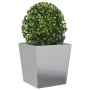 Pflanzkübel 2 Stück verzinkter Stahl 50x50x50 cm von , Töpfe und Pflanzgefäße - Ref: Foro24-851077, Preis: 77,96 €, Rabatt: %
