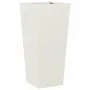 Pflanzgefäß aus weißem Stahl 35x35x75 cm von , Töpfe und Pflanzgefäße - Ref: Foro24-851082, Preis: 69,53 €, Rabatt: %