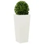 Pflanzgefäß aus weißem Stahl 35x35x75 cm von , Töpfe und Pflanzgefäße - Ref: Foro24-851082, Preis: 69,53 €, Rabatt: %