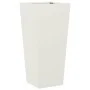 Pflanzgefäß aus weißem Stahl 35x35x75 cm von , Töpfe und Pflanzgefäße - Ref: Foro24-851082, Preis: 69,53 €, Rabatt: %