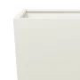 Pflanzgefäß aus weißem Stahl 35x35x75 cm von , Töpfe und Pflanzgefäße - Ref: Foro24-851082, Preis: 69,53 €, Rabatt: %